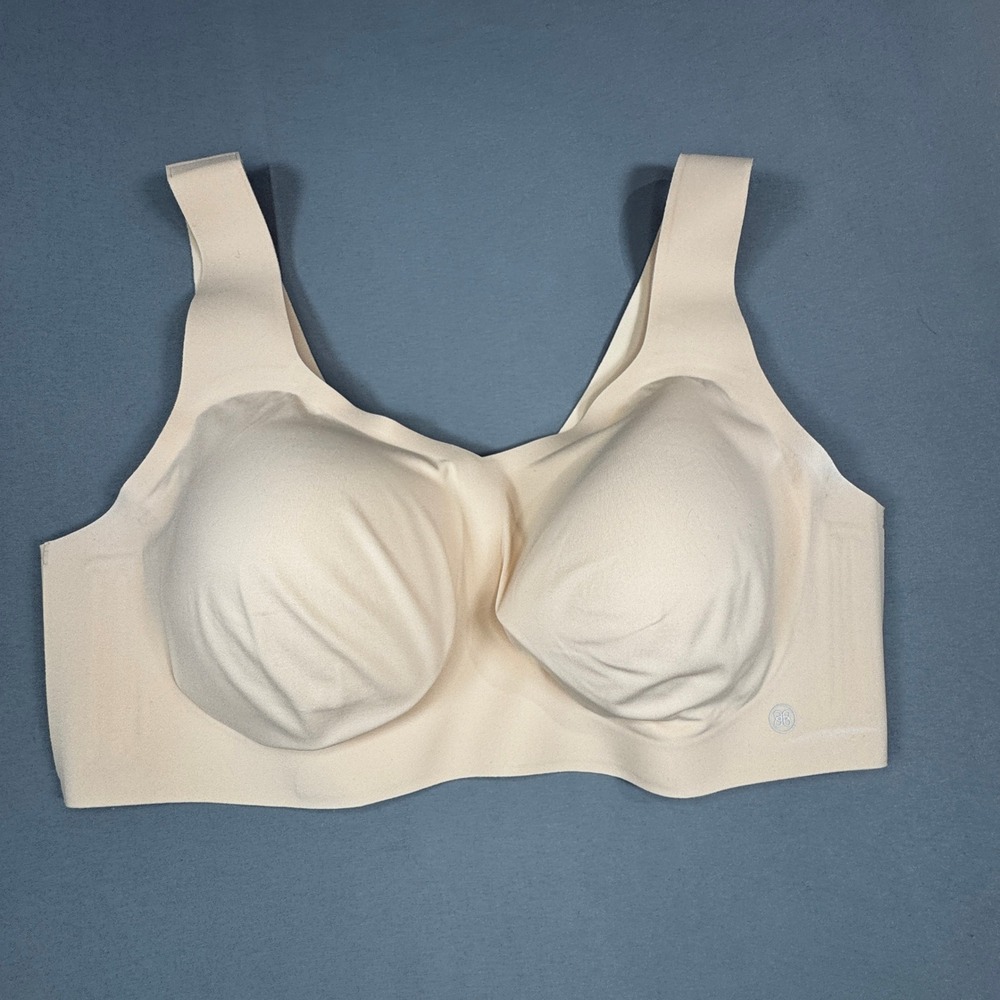 Honeylove SoftForm Pullover Wireless Bra Sand Beige XL Fits 38D 38DD LWBR0102